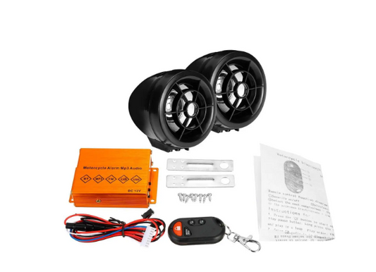 Sonido Potente y Seguridad en Uno: Radio Alarma 432BT para Motos