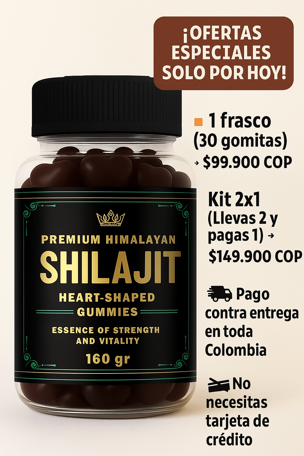 Aumente su productividad y claridad mental con Gomas Shilajit