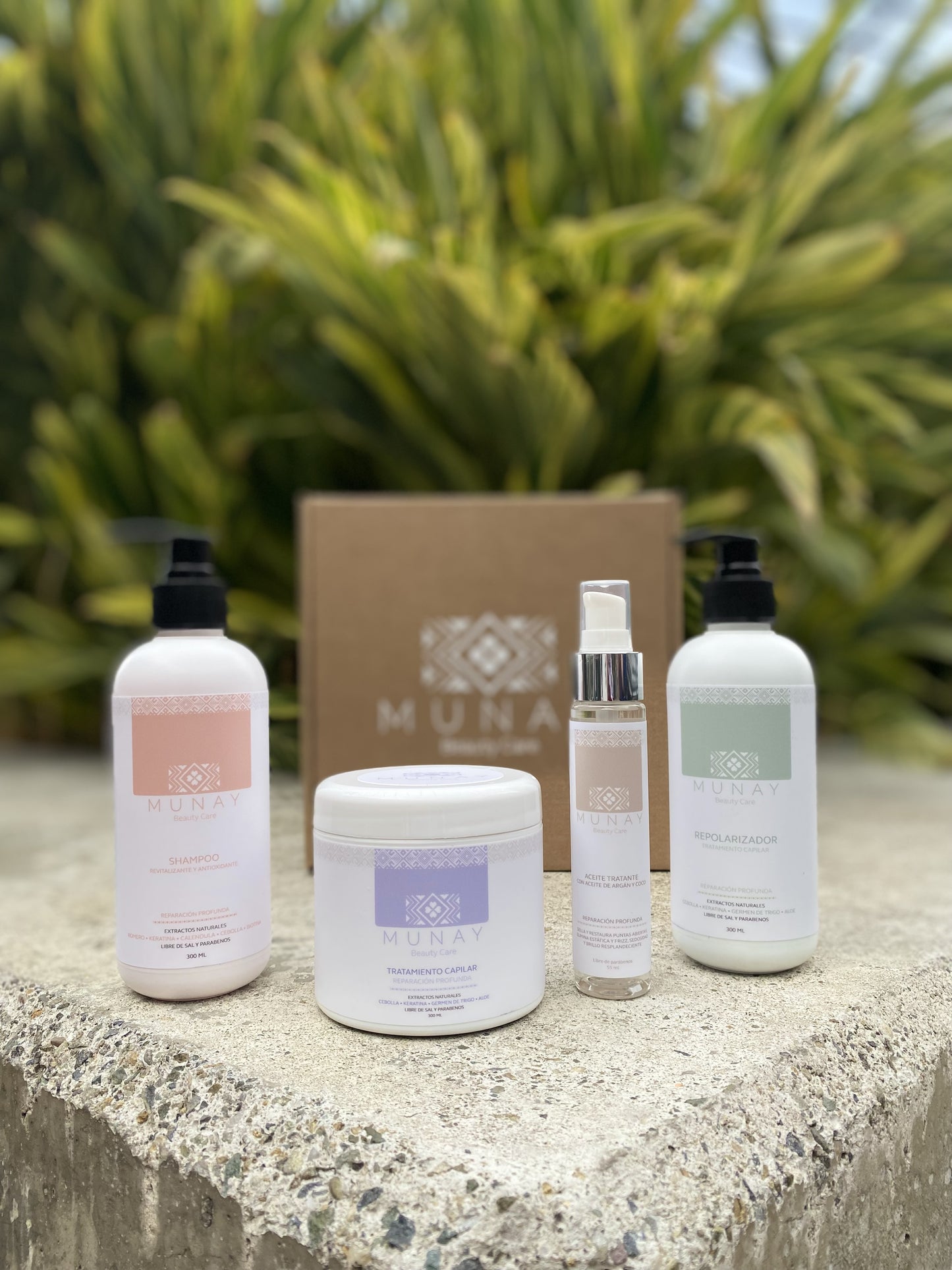 Transforma tu cabello con el Kit de Shampoo Reparación Profunda Munay