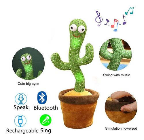 Cactus Bailarín y Parlante – ¡Diversión Sin Fin para Toda la Familia!