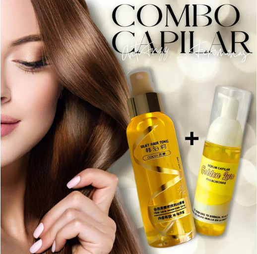KIT SILKY +SERUM CAPILAR FEROMONAS - Para un cabello sin frizz, sedoso y lleno de atracción irresistible.