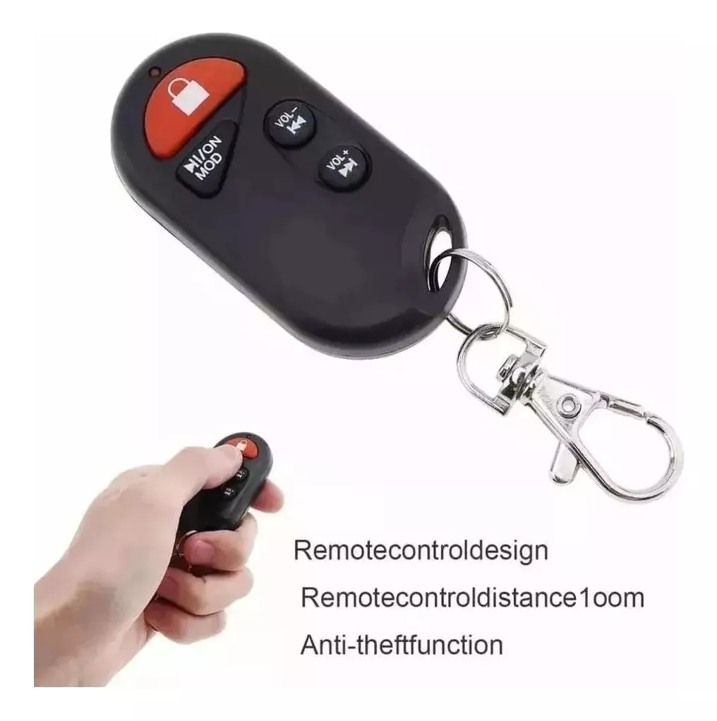 Sonido Potente y Seguridad en Uno: Radio Alarma 432BT para Motos