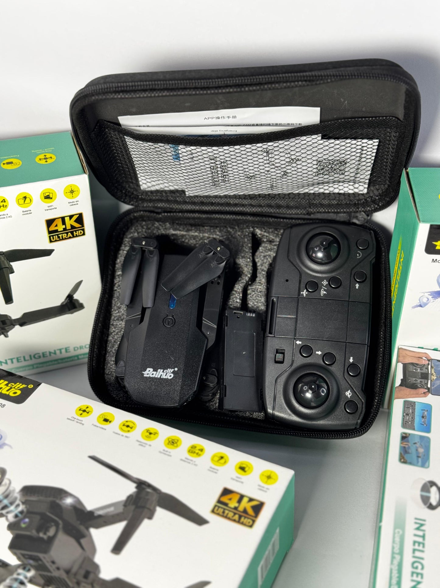 🚀 Drone  Pro Max 4K con 2 Cámaras y 2 Baterías de Larga Duración