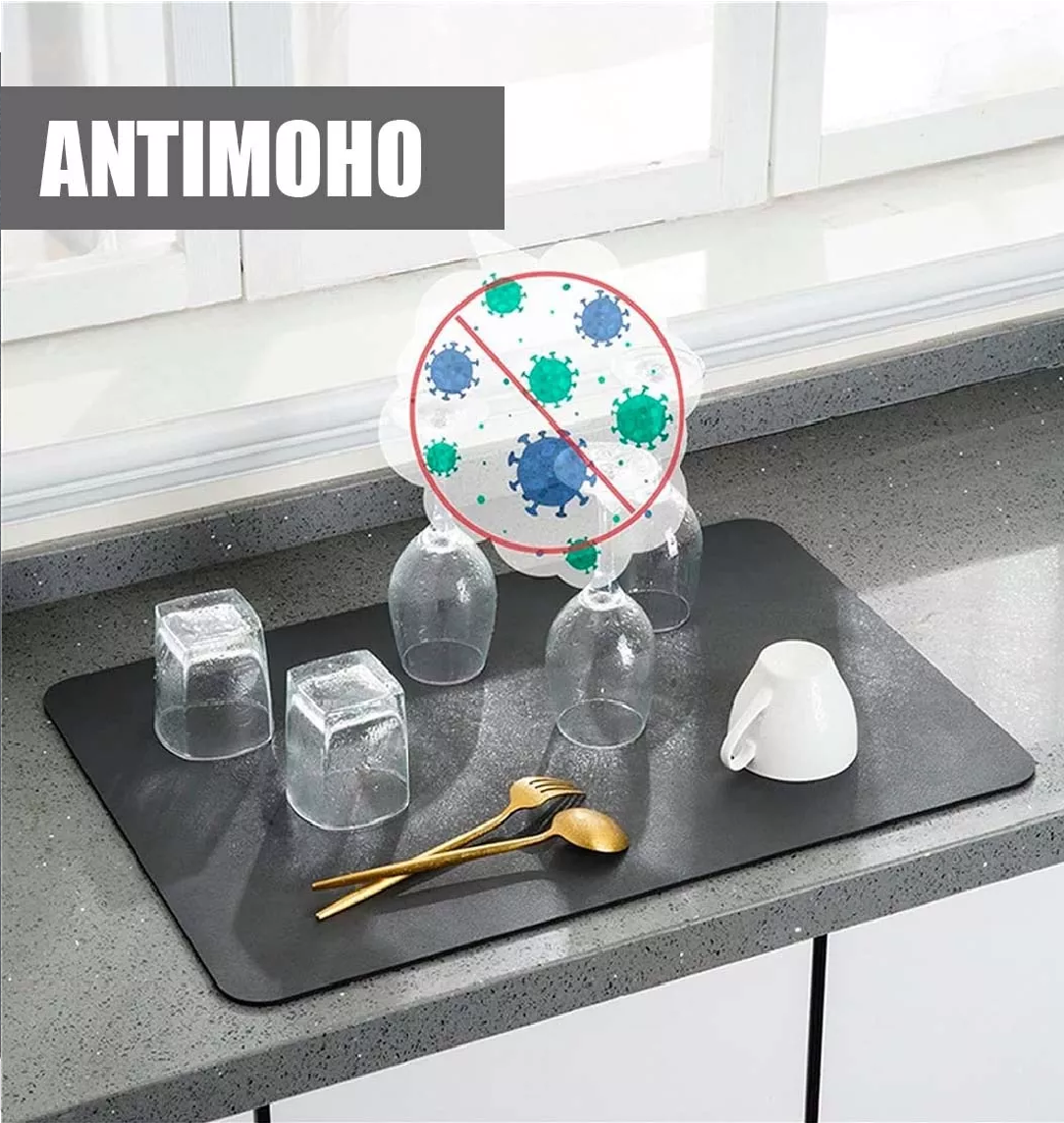 Tapete absorbente para cocina – Antideslizante, lavable y súper absorbente